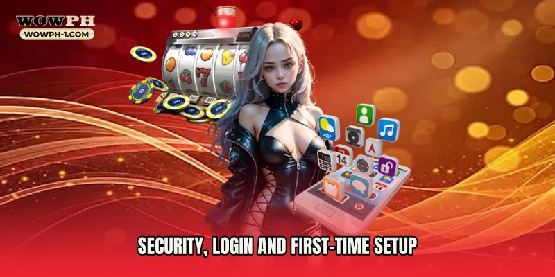 Security, Login and First-Time Setup